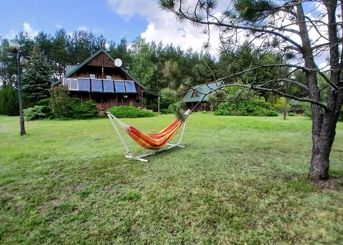 Holiday home Dom Na Mazurach Wynajem Caloroczny Blisko Jeziora Nidzkie Bilard Sauna Pogobie Tylne